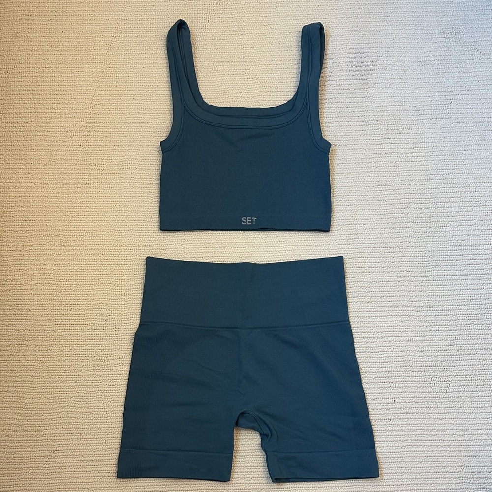 SET Active Deep Teal Workout Set